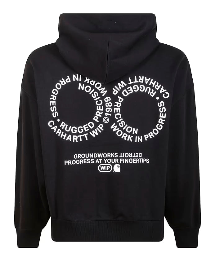 Sweat à capuche Rotation - Noir