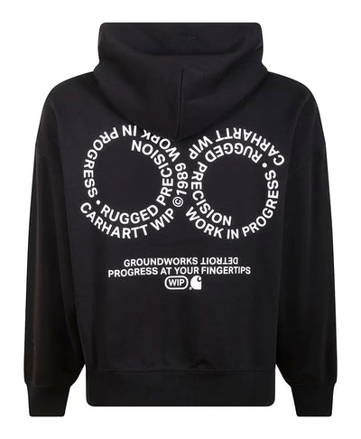 Sweat à capuche Rotation - Noir