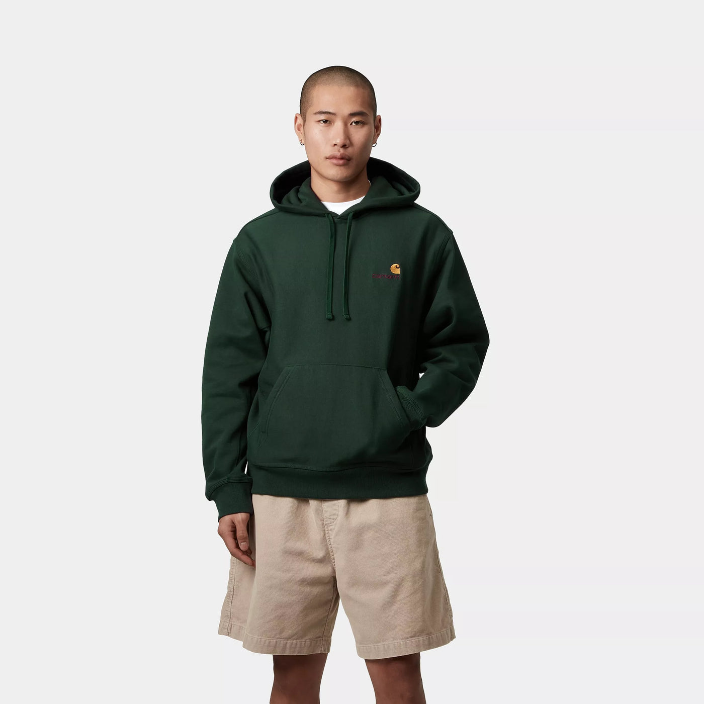 Sweat à capuche American - Vert