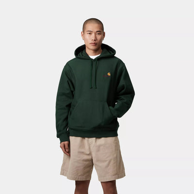 Sweat à capuche American - Vert